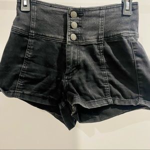 High Waisted Denim Shorts 